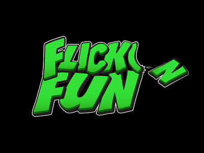 Flickin' Fun Logo graphic design logo