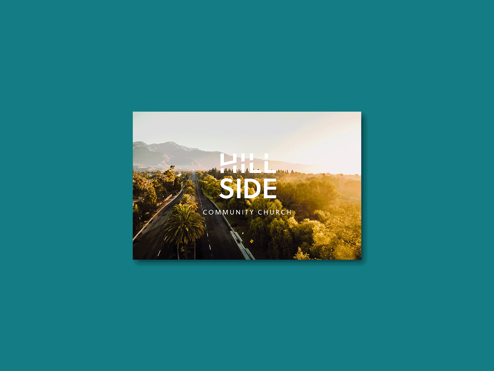 Hillside First Time Guide graphic design
