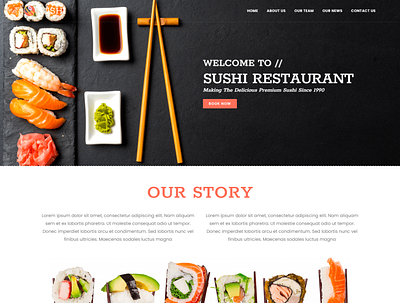 restaurant website elementor landing page naimur rashid najoa prome restaurant website site website wordpress