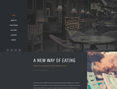 CAFE WEBSITE branding cafe website elementor naimur rashid najoa prome website website design woocommerce wordpress