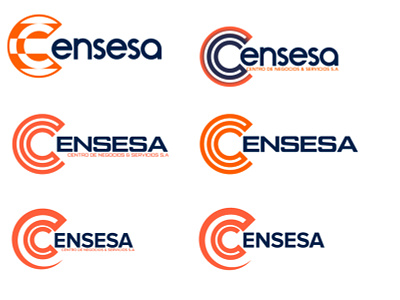Censesa logo options brand identity branding design logodesign logodesigner