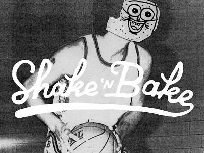 Shake 'n Bake collage photocopy typography