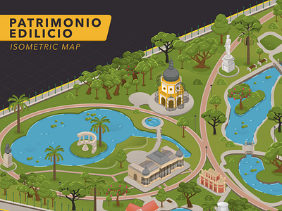 Ecoparque - Patrimonio Edilicio - Isometric Map