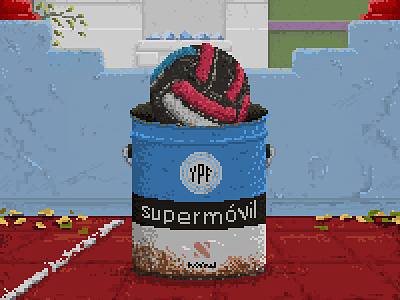 Supermovil [croped] ball goal pixelart supermovil