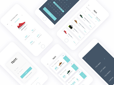 iOS app for data visualization for store owners calendar dashboard data visualization illustration saas ui ux