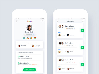 UX for mobile app - parents and care givers to create a network by ...
