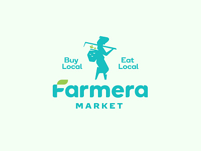 Farmera Market Logo Proposal app branding color design icon illustration logo symbol vector web