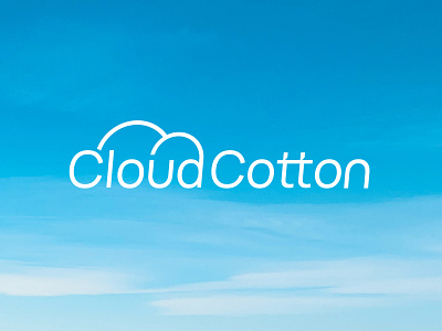 Cloud Cotton basic branding clean cloud design fashion icon logo logotype simple symbol vector