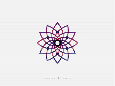 Monogram Design 3.0 branding color concept design dreamcatcher gradient icon logo logodesign symbol vector