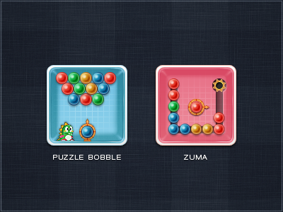 Little 3 icon idea little game puzzle bobble splendid zuma