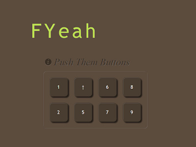 Keypad button clickable css hover scss ui