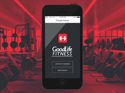 Goodlife Fitness - Personal trainer mobile app after effects animation app fitness ios mobile personal training product design school project