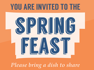 Spring feast 2014