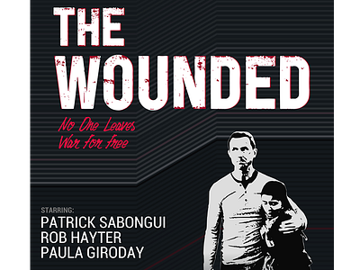 The wounded Poster