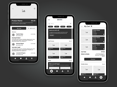 Logo - Onboarding app branding logo ui ux wireframe