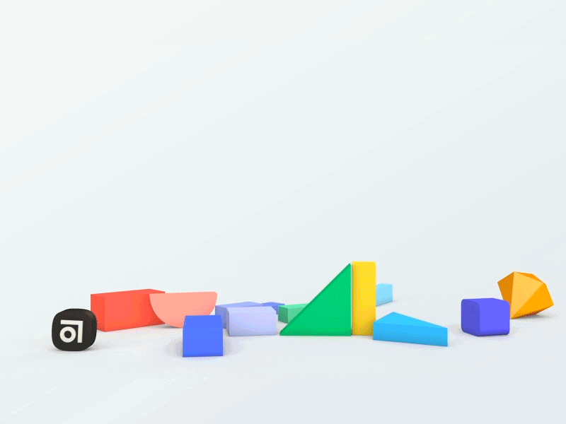 3D intro V1 for a Design Systems Video Tutorial Series
