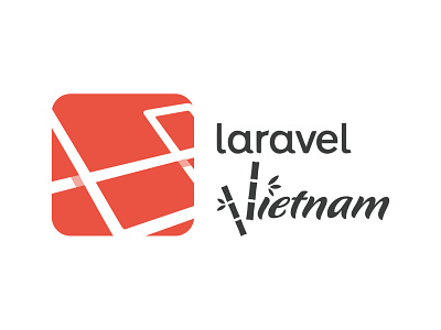 Laravel Vietnam annadesign bamboo branding graphicdesign laravel logo logodesign vietnam