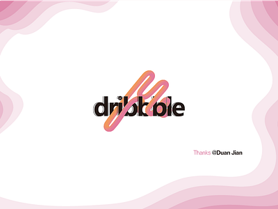 Hello Dribbble debut first shot hello dribbble pink