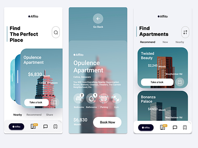 Affito Apartment ❤️ logo creator uiux designer web developer