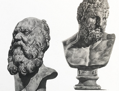 Studies after Greco-Roman sculptures pt. 3 drawing graphite greek miniatures pencil realist sculpture studio traditional