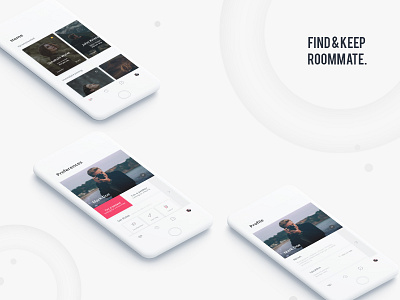Roommate App budget categories connect filter find home mumbai preferences profile roommate slider ui