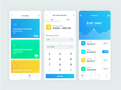 Cryptocurrency trading mobile app app app design crypto currency crypto wallet ios israel mobile product design tel aviv ui ux white