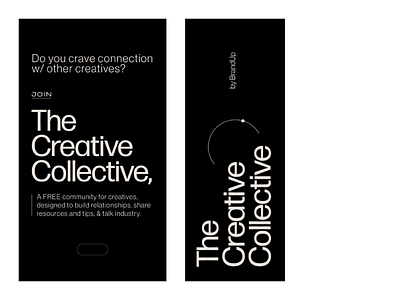 The Creative Collective: IG Story & Circle Banner circle collaboration community creative design graphic design illustrator instagram marketing social media social media graphics