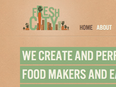 Fresh City Farms 1 array design typekit web
