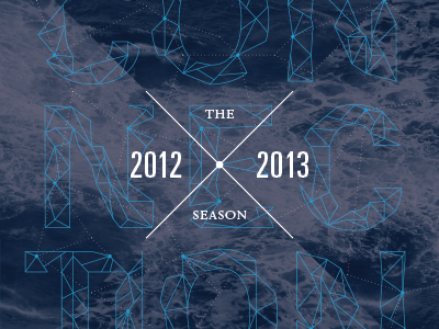 2012/13 Season Brochure acting up stage array design print