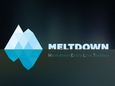 Meltdown jquery logo markdown meltdown plugin triangles wip