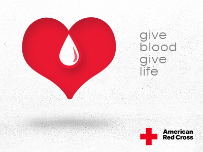 give blood give life blood fun give heart logo mark