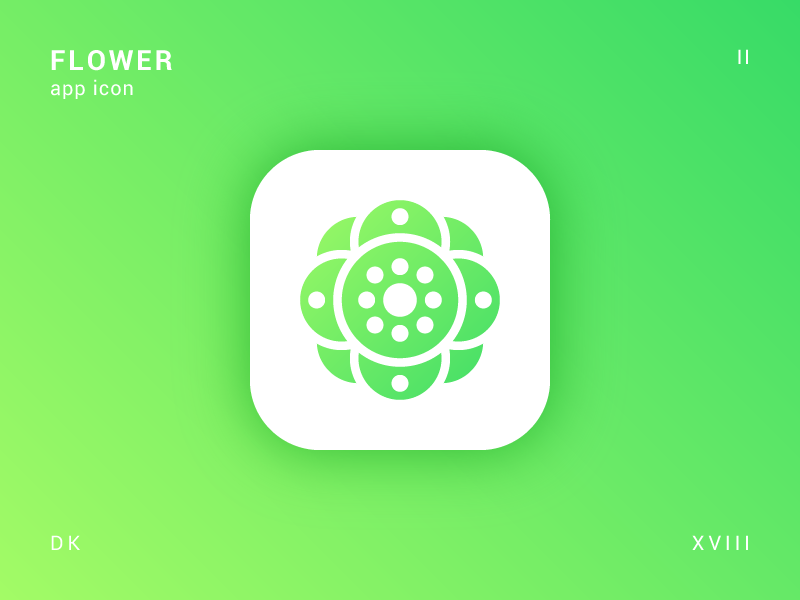 App Icon Flower by Danny Krüger on Dribbble