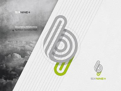 69 SixNine+ ® / Logo Geometry Anatomize branding creative design green illustration logo minimal shop texture typography ui vector