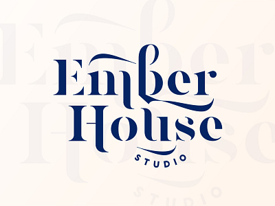 Ember House Concept branding concept design lettering logo typography
