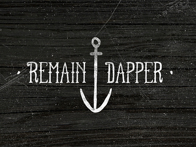 Remain Dapper anchor case iphone case lettering texture vintage