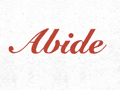 Abide abide hand drawn lettering tattoo texture