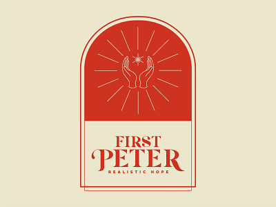 Church Series Artwork church church design first peter logo peter series typography vector