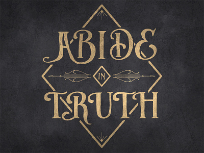 Abide in Truth abide art bible brilliant hoodie lettering print record truth tshirt typography