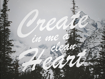 Create A Clean Heart hayden henderson lyrics the rock church typography you save me