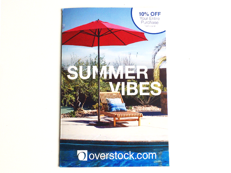 Summer Vibes Trifold animation design gif illustration indesign lettering overstock print summer trifold type typography