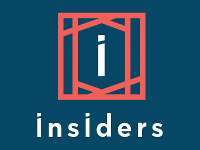 insiders branding clean design i insiders logo minimalism wip