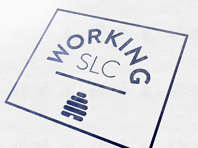 Working SLC WIP branding illustration logo real estate slc utah wip working slc