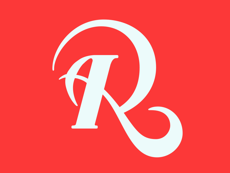 IRA Logo animation branding design flat gif icon illustration lettering logo type typography vector