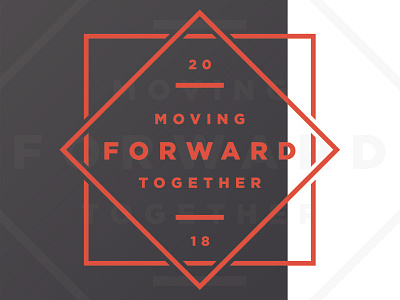 Moving Forward Together Badge