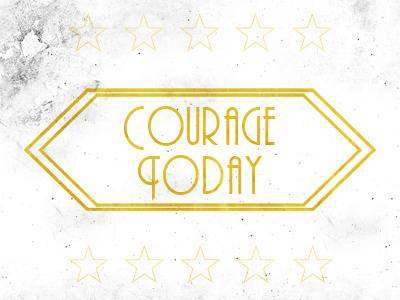 Courage courage inspiration poster quote retro texture
