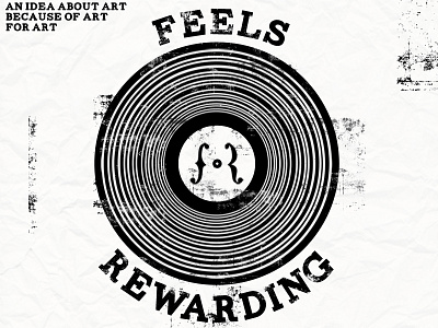 Feels Rewarding carton feels record rewarding shirt texture vintage