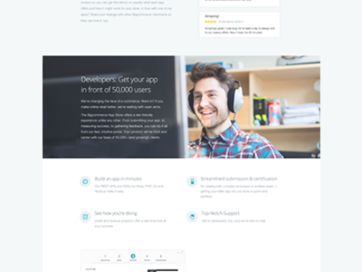Single Click Apps Landing page for Bigcommerce