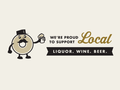 Support Local beer drink menu liquor local menu wine