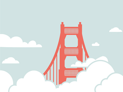 Golden Gate Bridge bridge clouds golden gate bridge san francisco sky window vinyl
