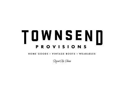 Townsend Logo branding identity logo texas